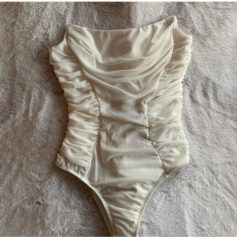 Princess Polly Keanu White Bodysuit